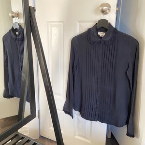Navy button shirt Zadig&Voltaire